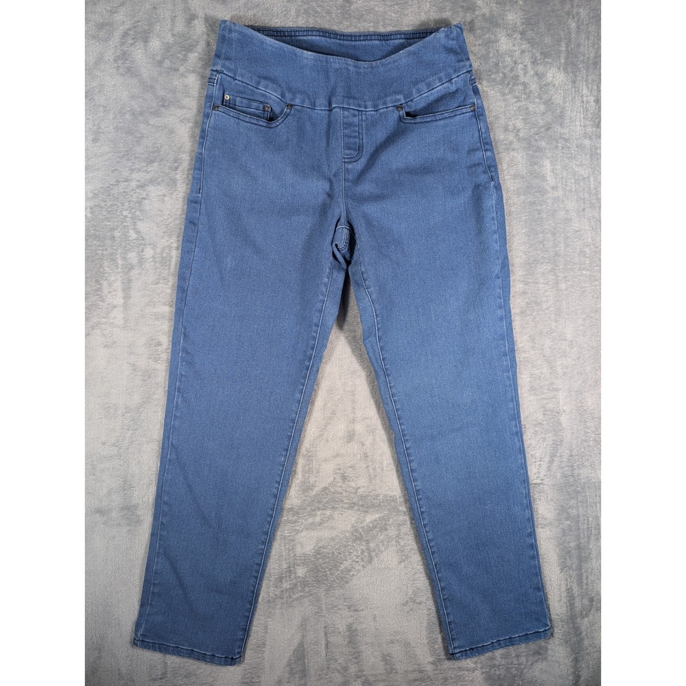 Time and True Denim Jeggings Women Small 4-6 Medium Wash Pull On Stretch